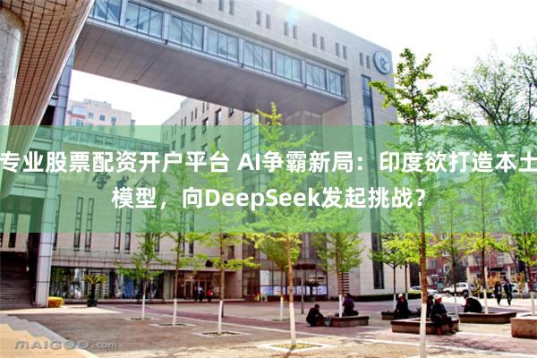 专业股票配资开户平台 AI争霸新局：印度欲打造本土模型，向DeepSeek发起挑战？