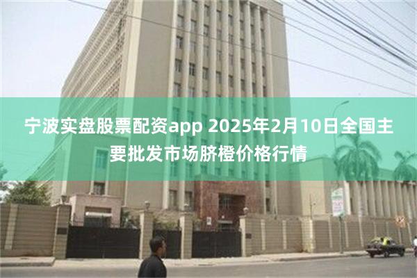 宁波实盘股票配资app 2025年2月10日全国主要批发市场脐橙价格行情