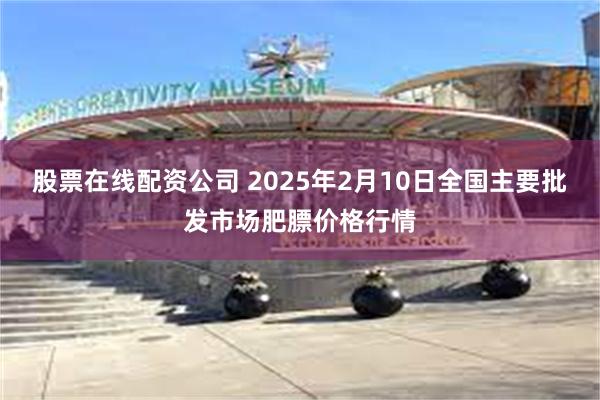 股票在线配资公司 2025年2月10日全国主要批发市场肥膘价格行情