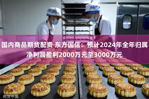 国内商品期货配资 东方国信：预计2024年全年归属净利润盈利2000万元至3000万元